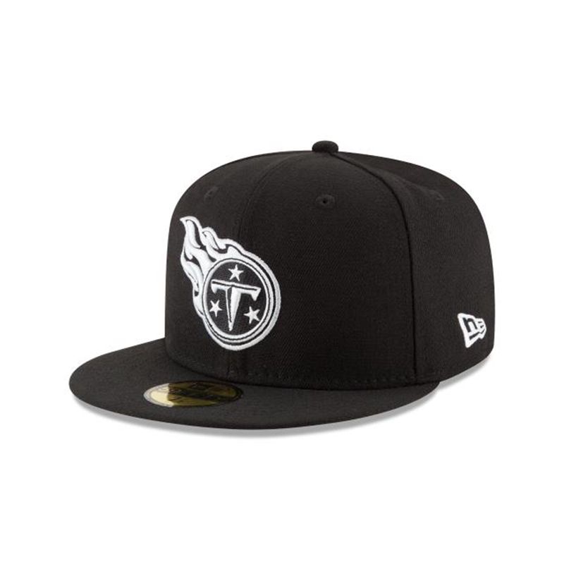 NFL Tennessee Titans 59Fifty Fitted (MMK8275) - Black New Era Caps